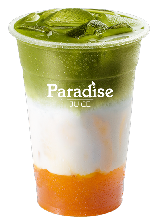 Fruit Cream Matcha Latte